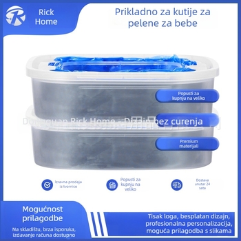 Dodatak za mačji pijesak, kompatibilan s Genie kutijom za dopunu, HDPE debeli materijal, ravno otvaranje, ekološki materijal