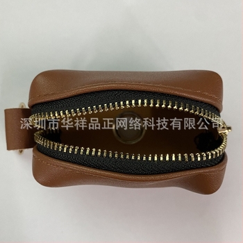 Spremnik za vrećice za pse s kaišem za struk, kožna konstrukcija, marka Huaxiangpinzheng