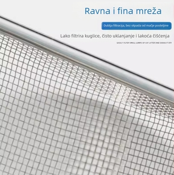 Qianqian Metalna Lopatica za Mačji Imet S Fino Mrežom, Univerzalna Kompatibilnost Za Kućne Ljubimce