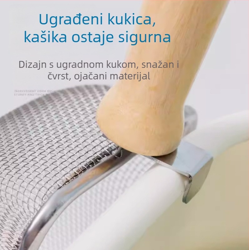 Qianqian Metalna Lopatica za Mačji Imet S Fino Mrežom, Univerzalna Kompatibilnost Za Kućne Ljubimce