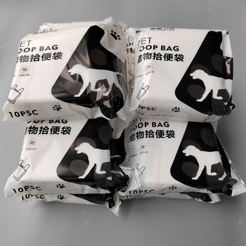 Torbe za izmet kućnih ljubimaca u stilu prsluka, dvostruko debeli papir s polietilenskom vrećicom, paket od 10 komada