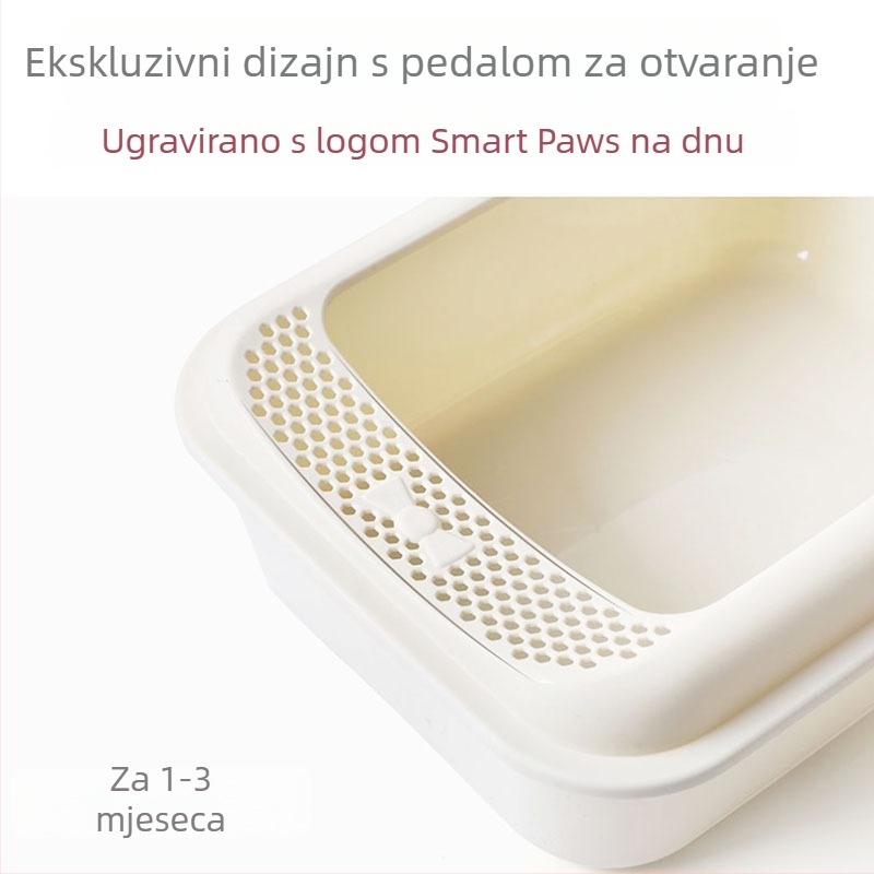 Otvorena kutija za mačji pijesak sa lopaticom — Smart Paws, plastična, podrijetlo Taizhou