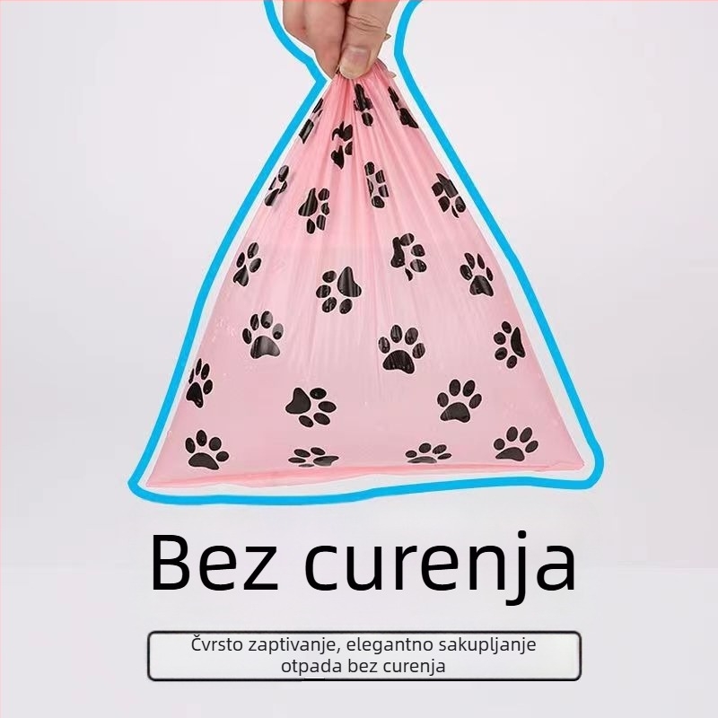 Rong Xin ekološke vrećice za izmet kućnih ljubimaca, otporne na propuštanje, tip ravnog otvora, od EPI+HDPE, zadebljane