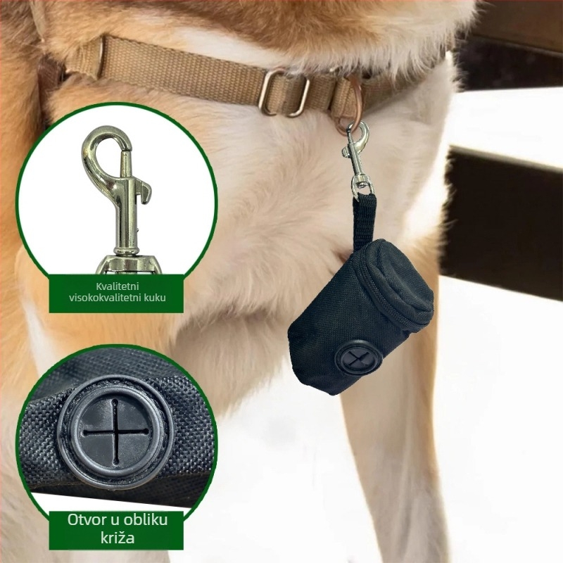 Organizator vrećica za otpad kućnih ljubimaca — prijenosni držač vrećica za šetnju psom, plastika, 50 kom, brend Paitel, univerzalna kompatibilnost