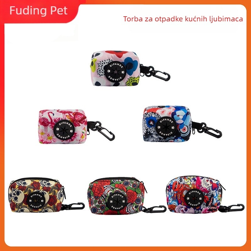 Dispenzer vrećica za otpad kućnih ljubimaca, rolo tip, twill materijal, biološki razgradive vrećice, marka Fuding