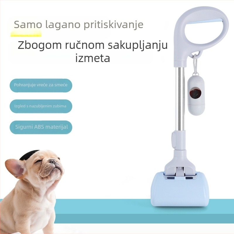 Retraktibilni skupljač izmeta za kućne ljubimce – plastični, prenosni, alat za čišćenje