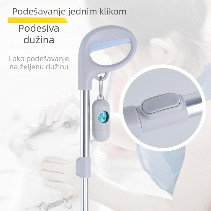 Retraktibilni skupljač izmeta za kućne ljubimce – plastični, prenosni, alat za čišćenje