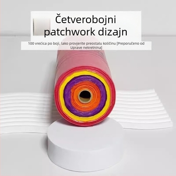 Jednokratne vrećice za pse, kontinuirana rola, biološki razgradive, materijal EPI+PE, debeli