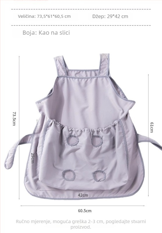 AMOOR Debeli prekrivanje za njegu mačaka — flanel, zaštita prsa, otporan na dlake, otporan na ogrebotine, otporan na ugrize