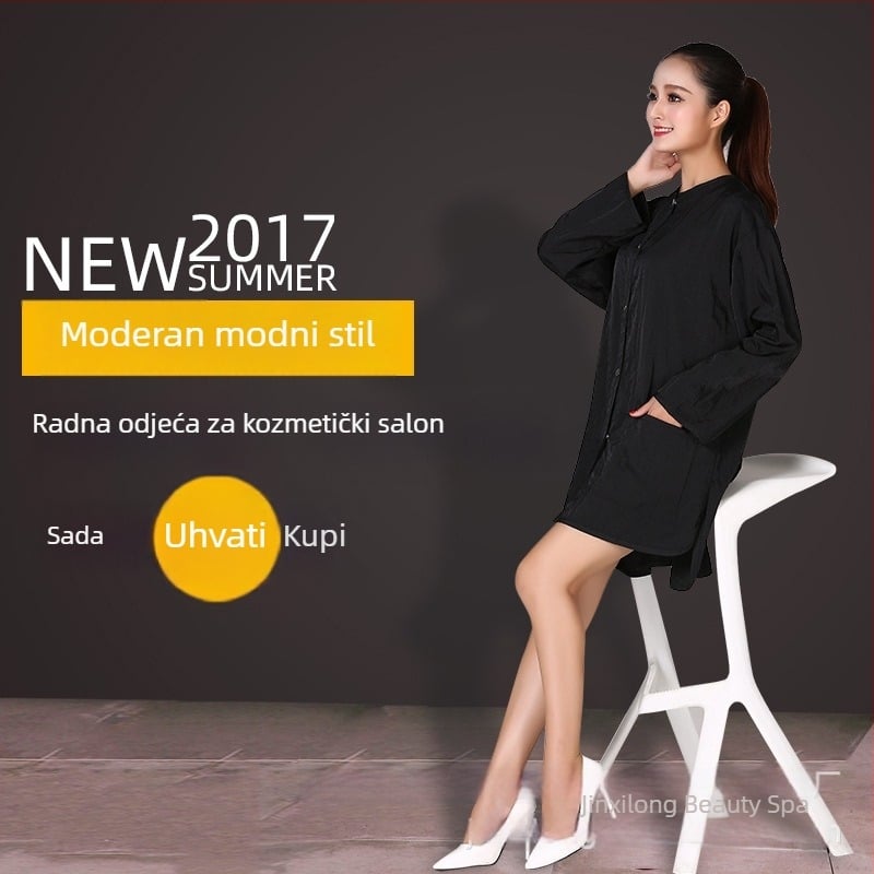 Jin Xilong Radna odjeća za frizerski salon – duge rukave