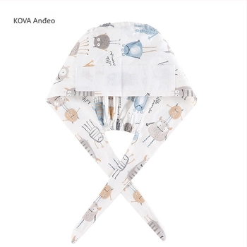 Unisex operacijska kapa, pamuk, ravni vrh, otisak, mogućnost logotipa