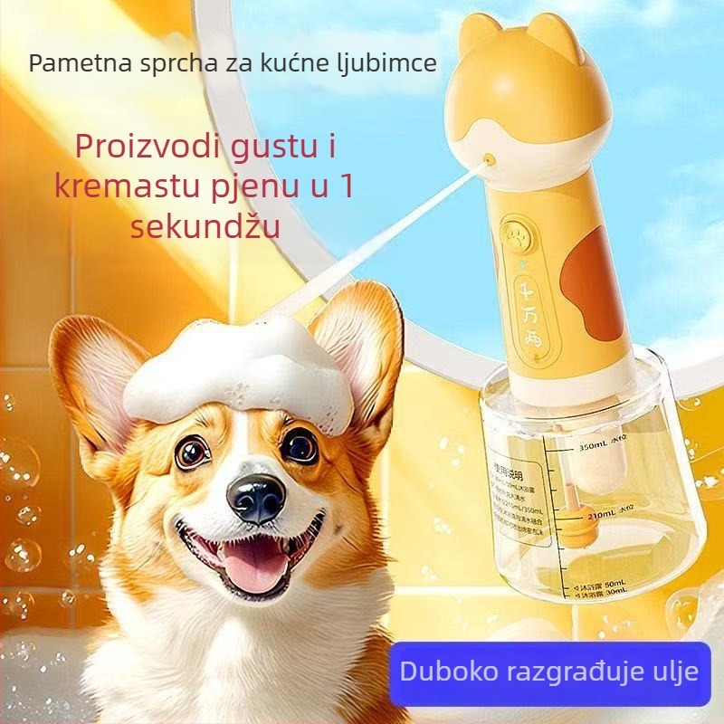 Električna mašina za pjenu za kupanje kućnih ljubimaca (mačke i psi), uređaj za pjenu tuširanja, Independent marka