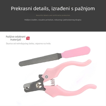 Set kliješta za nokte za kućne ljubimce (mačke i psi) — Ovlaštena privatna marka — Nije uvezeno