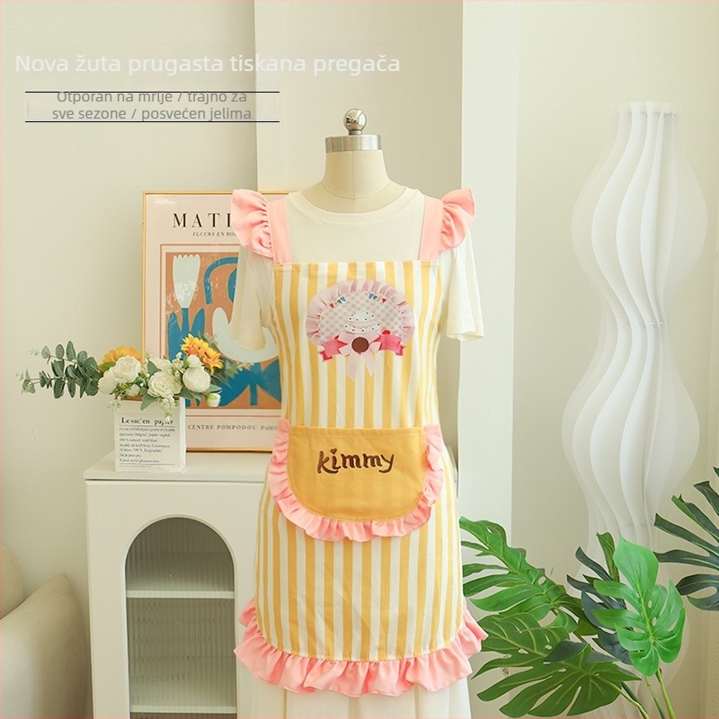 Set pregača bez rukava od poliestera s motivom crtanih filmova/animacije, otporno na mrlje, svjež stil