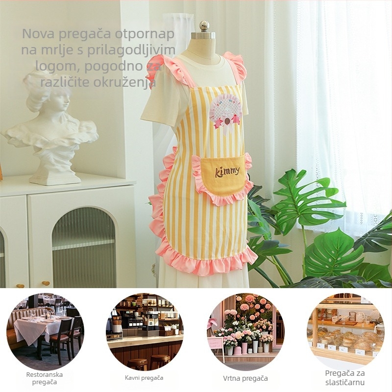 Set pregača bez rukava od poliestera s motivom crtanih filmova/animacije, otporno na mrlje, svjež stil