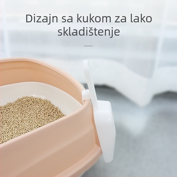 Plastična lopatica za mačji pijesak, povećane veličine i čvršćeg dizajna