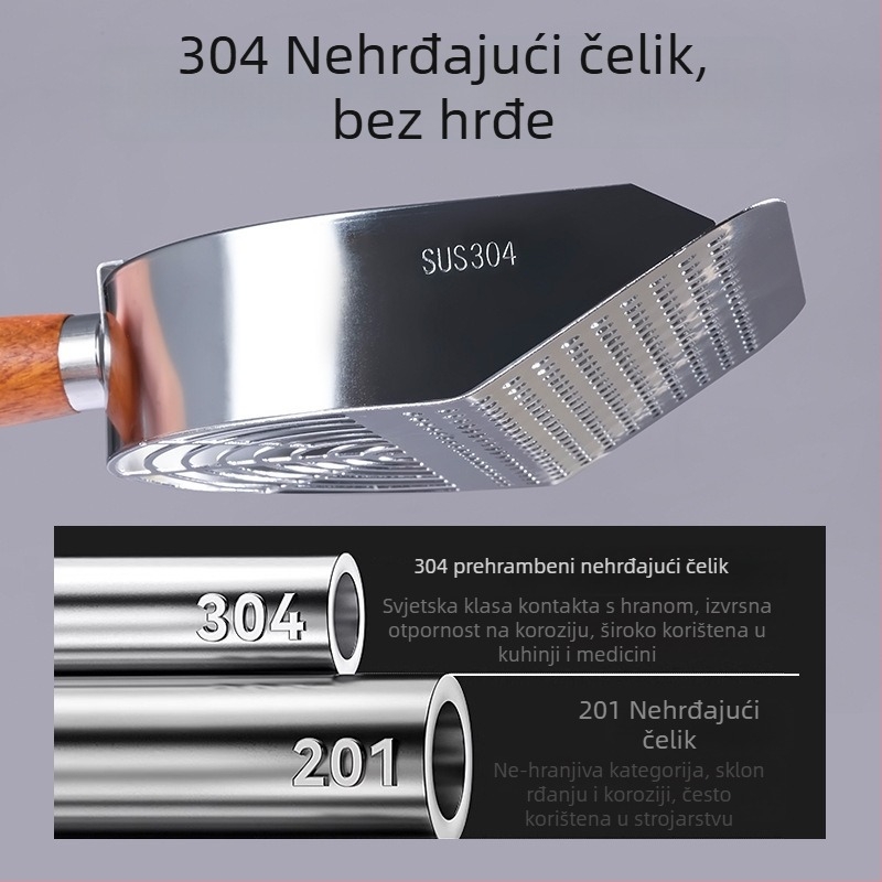 Nehrđajući čelična lopatica za mačji toalet s malim rupama za prosijavanje, pogodna za tofu pijesak i mineralni pijesak
