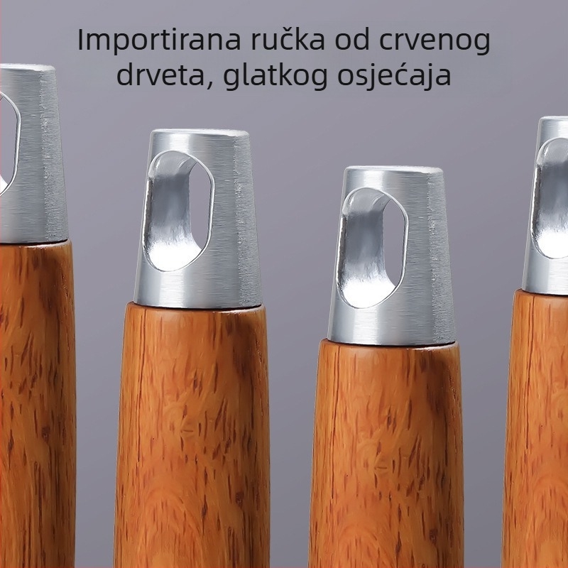 Nehrđajući čelična lopatica za mačji toalet s malim rupama za prosijavanje, pogodna za tofu pijesak i mineralni pijesak