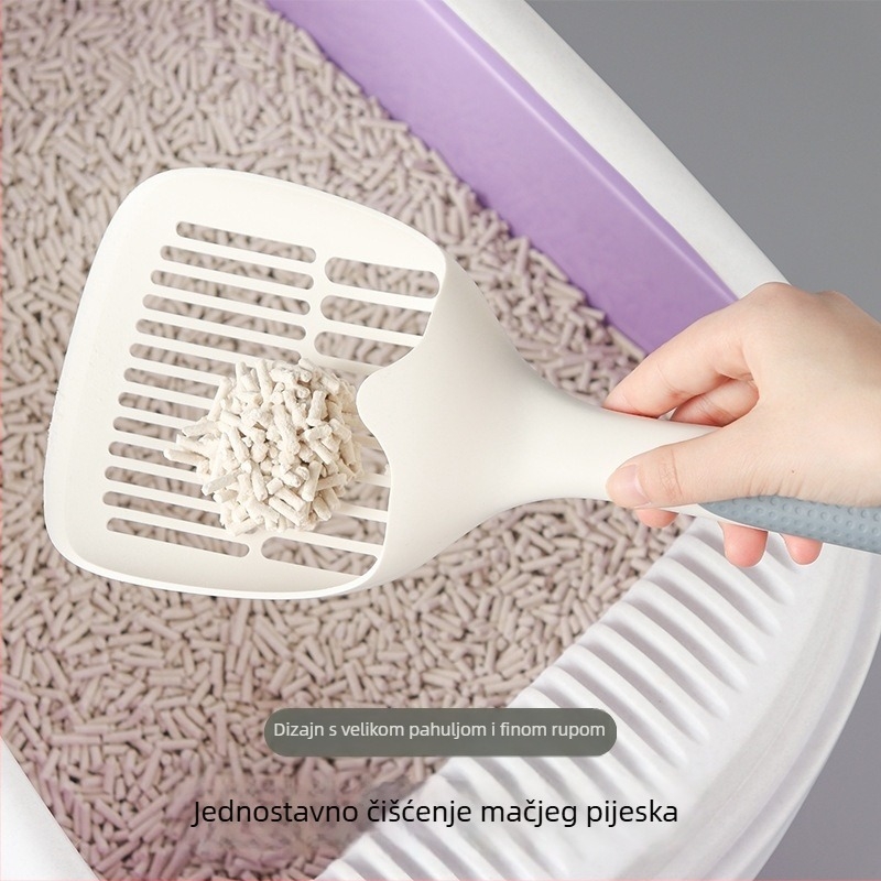Lopatica za mačji pijesak — plastična, pogodna za druge predmete, nije uvoz