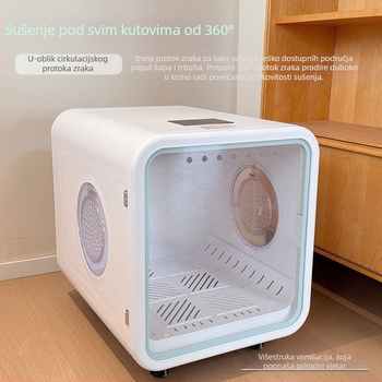 Kutija za sušenje kućnih ljubimaca za mačke i pse - PTC grijanje, automatsko sušenje, 110V, DC motor, ispod 1000W