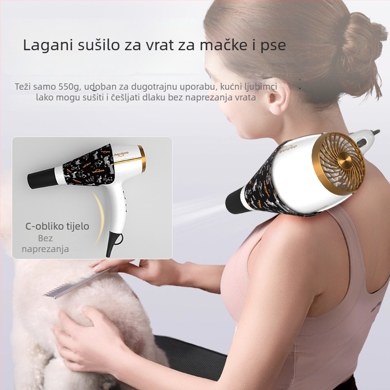 Hd-101 Sušilo za kosu za kućne ljubimce (mačke i psi), AC motor, 1200–1599 W, 220 V, Zaštita od pregrijavanja
