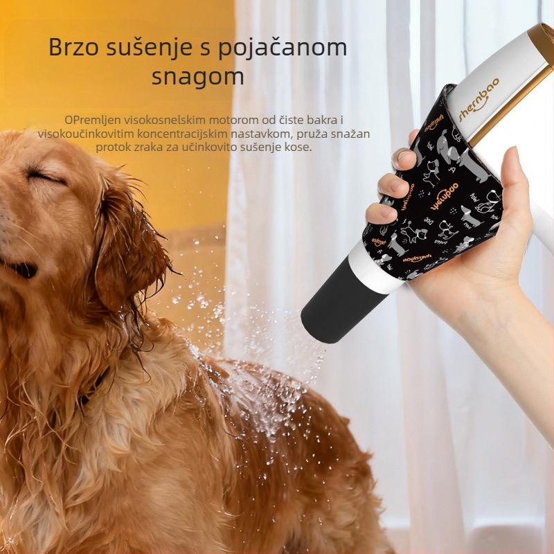 Hd-101 Sušilo za kosu za kućne ljubimce (mačke i psi), AC motor, 1200–1599 W, 220 V, Zaštita od pregrijavanja