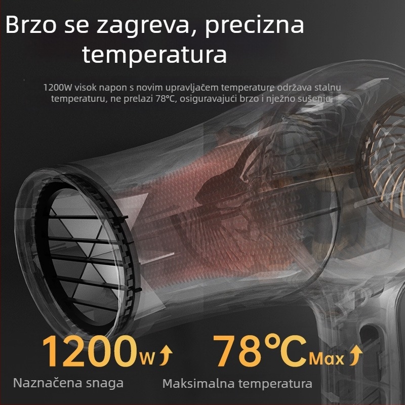 Hd-101 Sušilo za kosu za kućne ljubimce (mačke i psi), AC motor, 1200–1599 W, 220 V, Zaštita od pregrijavanja
