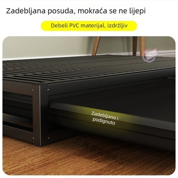 Integrirana toaletna posuda za pse sa sustavom ispiranja i ladicom s pijeskom za velike, srednje i male pse