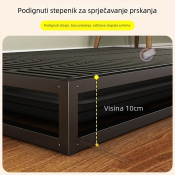 Integrirana toaletna posuda za pse sa sustavom ispiranja i ladicom s pijeskom za velike, srednje i male pse