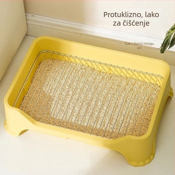 Pasja toaletna posuda od PP i nehrđajućeg čelika, fiksirana toaletna za pse, marka Lijian mu ge