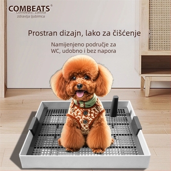 Toalet za pse – pločasti panel s fiksnom podlogom za urin, PP materijal, nije uvoz, za druga tržišta