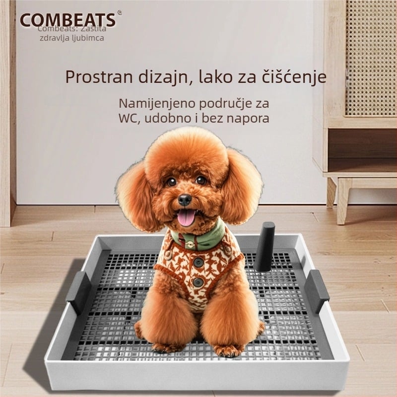 Toalet za pse – pločasti panel s fiksnom podlogom za urin, PP materijal, nije uvoz, za druga tržišta