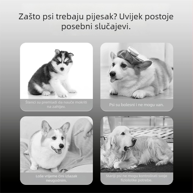 Guozhou mu Univerzalni pijesak za mačke i pse – niska prašnost, kontrola mirisa, klupirajuća formula