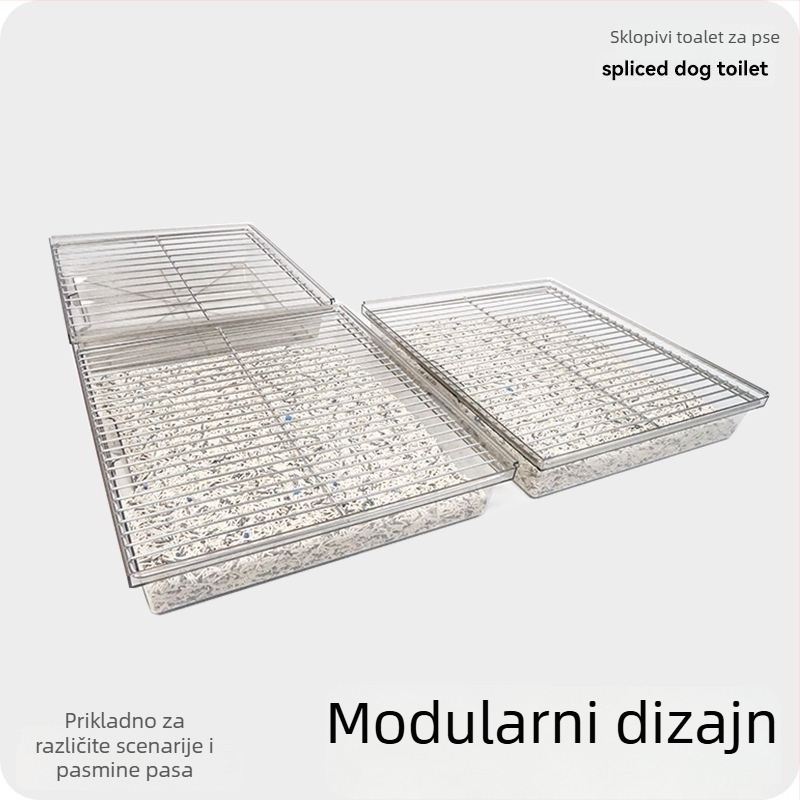 Lusmo posuda za pse od nehrđajućeg čelika s modularnim sklapanjem