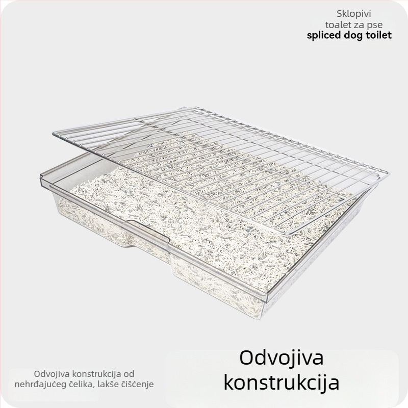 Lusmo posuda za pse od nehrđajućeg čelika s modularnim sklapanjem