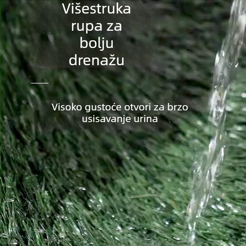 Toalet za pse u ladici, s podlogom od travnjaka, plastična konstrukcija (Marka: Nothing; Materijal: Plastika; Uvoz: Ne; Ovlaštena privatna marka: Ne)