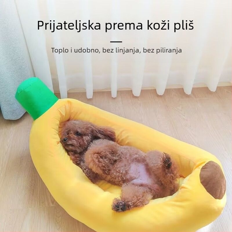 Kućni ljubimac gnijezdo za pse — Materijal: platno; Protukluzno i otporno na habanje; Toplo i debelo punjenje; Čišćenje: Ne ispirati; Ugradnja: Lako postavljanje