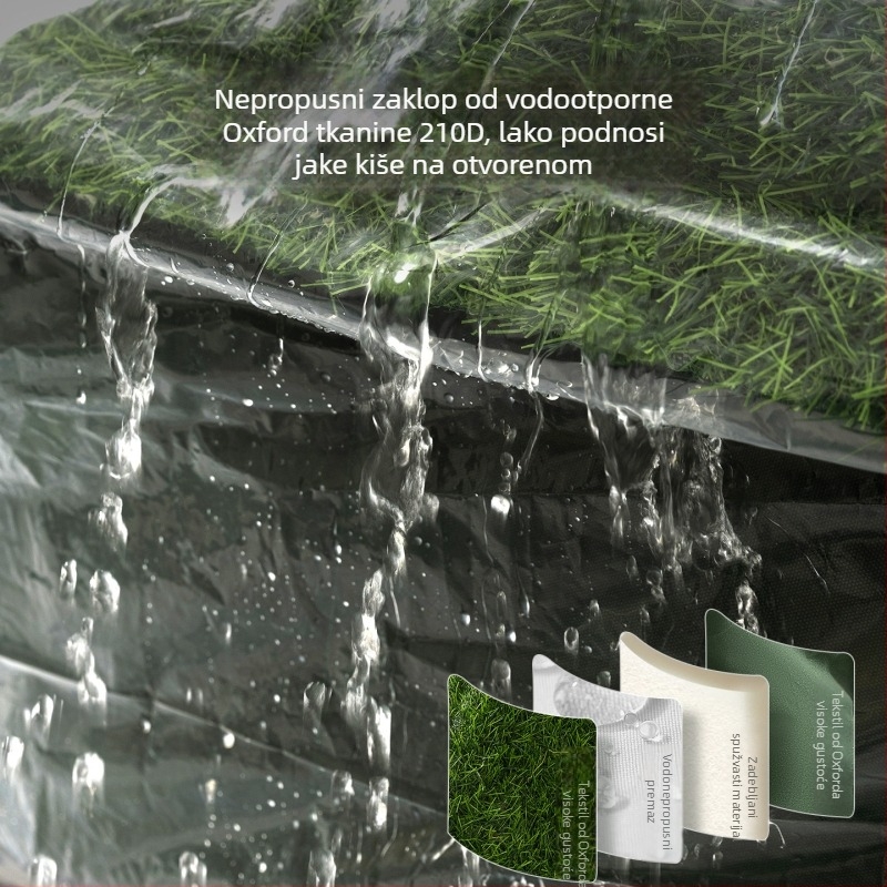 Vanjska kućica za mačke – zatvorena, zaštita od kiše i snijega, zimna toplina, djeljiva i periva