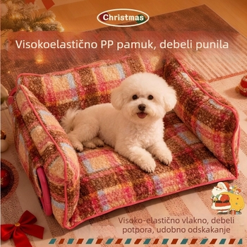 Gnijezdo za kućne ljubimce za pse — Materijal: PP pamuk + metalna cijev; Kategorija: gnijezdo za kućne ljubimce; Čišćenje: perivo; Ugradnja: jednostavna; Pogodno za: pse