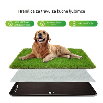 Podmetač za pseću toaletu – periv, visoke gustoće umjetna trava, plastična podloga