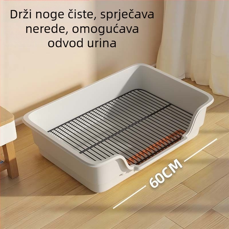 Toalet za pse - lako za čišćenje, plastična, protiv gazenja, protiv raspršivanja mokraće