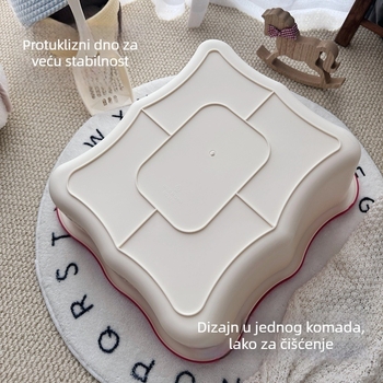 Poluzatvorena kutija za mačji pijesak s uključenom lopaticom, PP materijal, marka Urria, za mačke