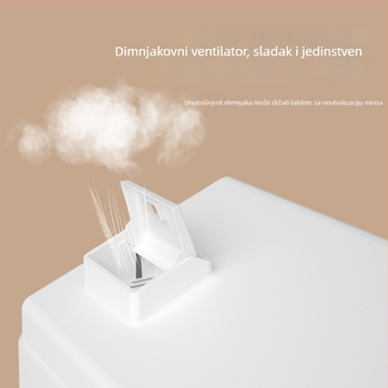 Kutija za mačku s vratima, sklopiva, protiv prskanja, protiv mirisa, PP materijal