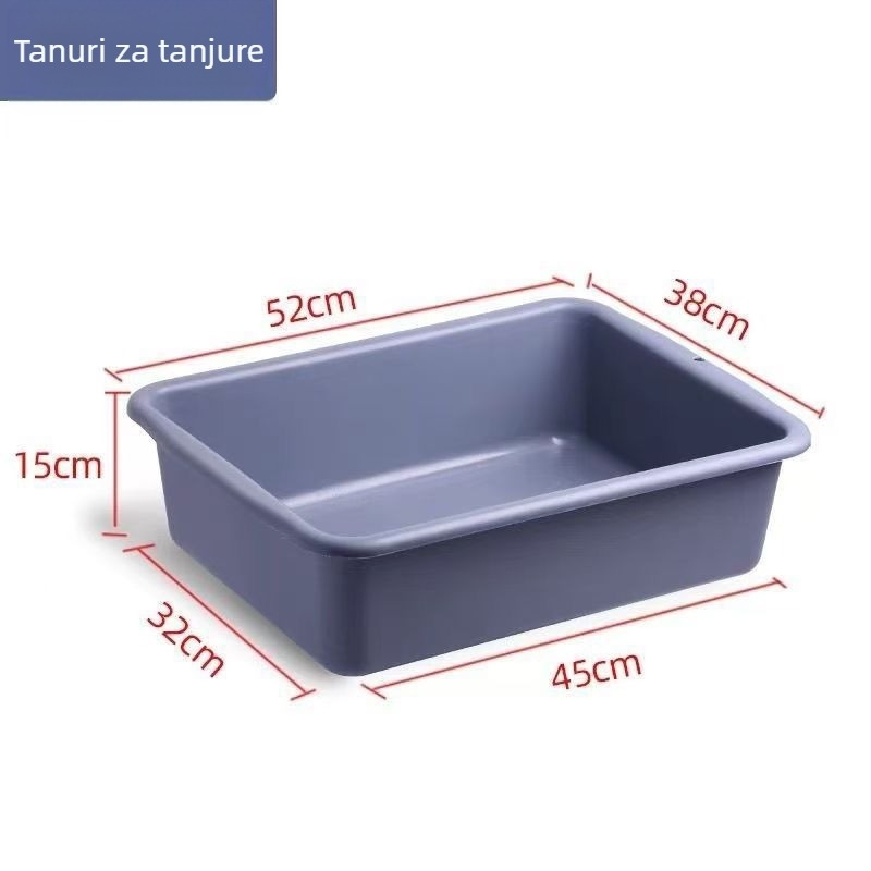 Kutija za mačji pijesak - potpuno otvoreni, poluzatvoren dizajn protiv prskanja, PVC materijal, pogodno za Rag­doll i Maine Coon mačke