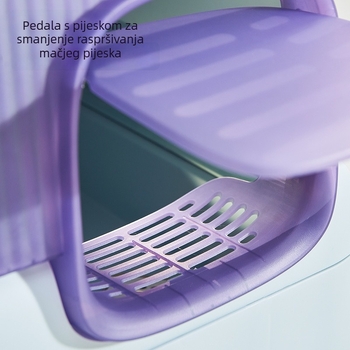 Potpuno zatvorena kutija za mačji pijesak - PP materijal - Brand: Yamada Heart - Za mačke