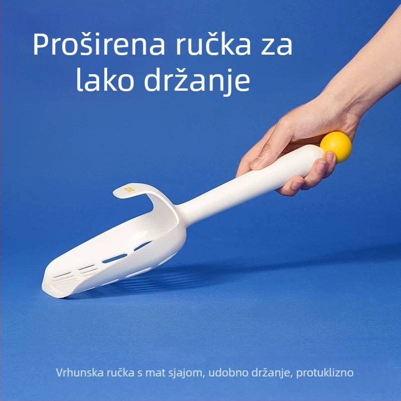 ZEZE Otvorena kutija za mačji stelj, otporna na prskanje, bentonitni materijal