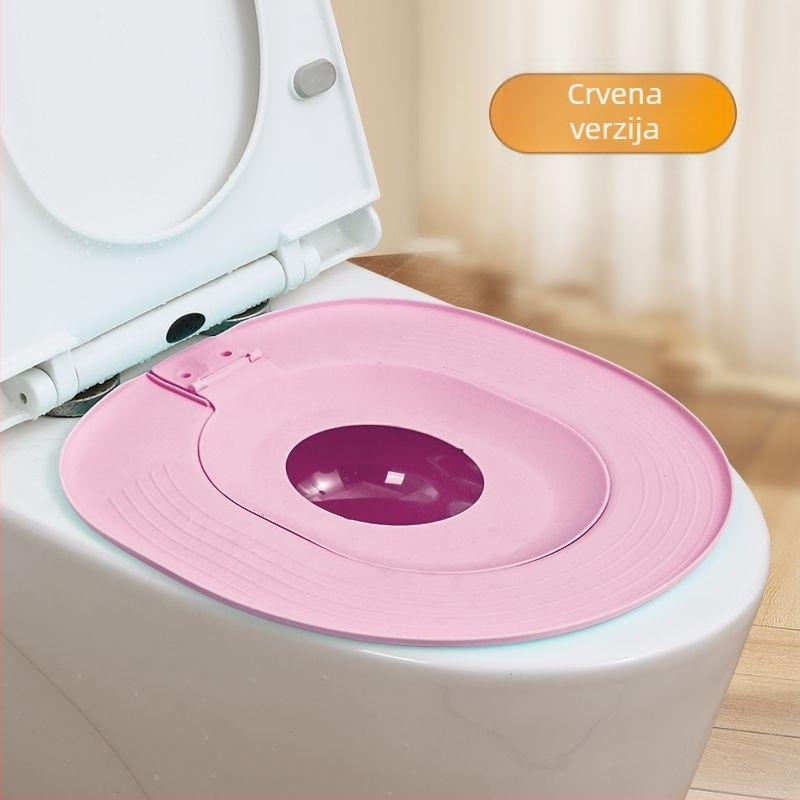 Trener za mačju toaletu - okrugla PVC otvorena posuda za mačke, normalne specifikacije