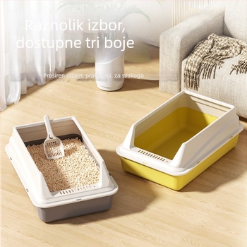 Kutija za mačji pijesak od PP-a, namijenjena mačkama, bez brenda, neimportirana