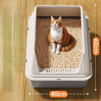 Kutija za mačji pijesak od PP-a, namijenjena mačkama, bez brenda, neimportirana