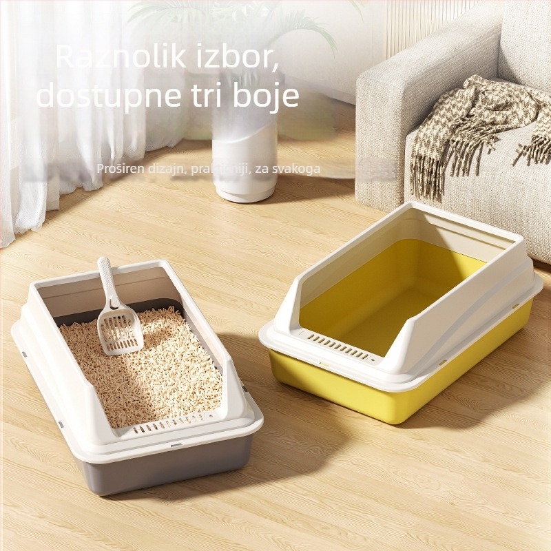 Kutija za mačji pijesak od PP-a, namijenjena mačkama, bez brenda, neimportirana